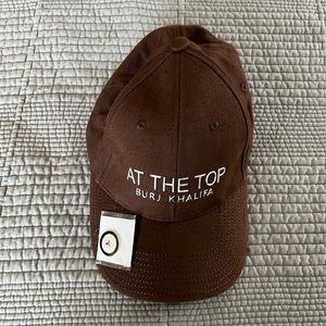 Burj Khalifa (Dubai UAE) Brown Baseball cap from world’s Tallest building - NEW